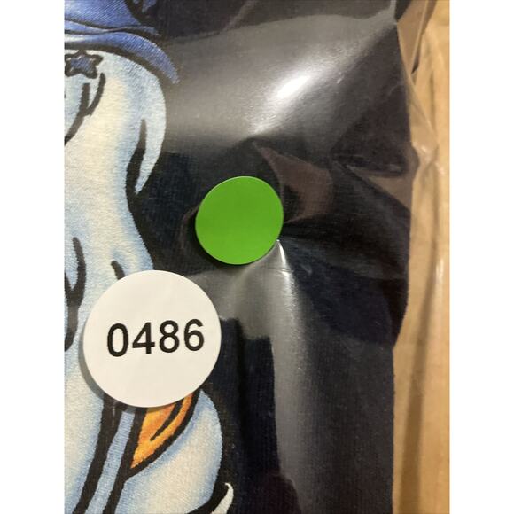 Fear The Goat Navy Graphic Blue Long Sleeve Tee, Size Large Gildan, Crew Neck - Picture 14 of 14
